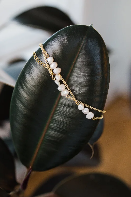 Custom Bridal Bracelet-Flapper Pearl Bracelet