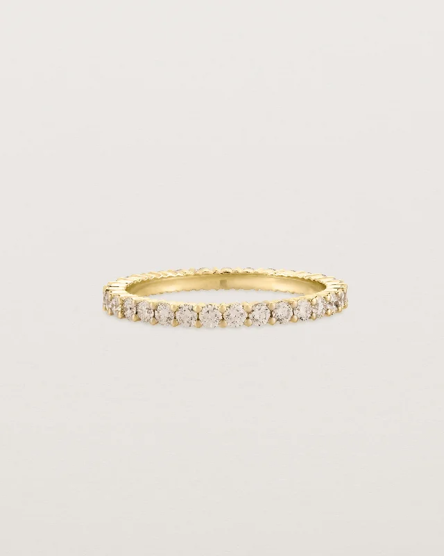 Custom Signet Ring-Grace Ring | Champagne Diamonds