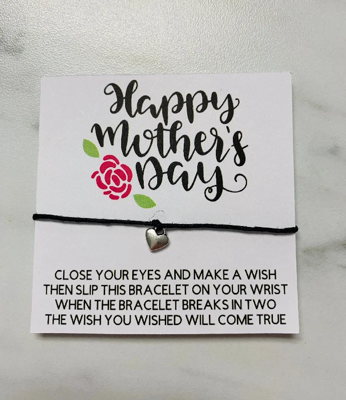 Dainty Gold Chain Bracelet-Wish Bracelet - Happy Mother’s Day