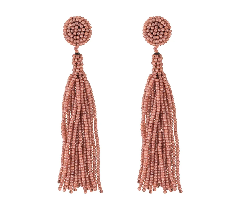 Artistic Drop Earrings-<br>The Finley Earring <br> Terracotta