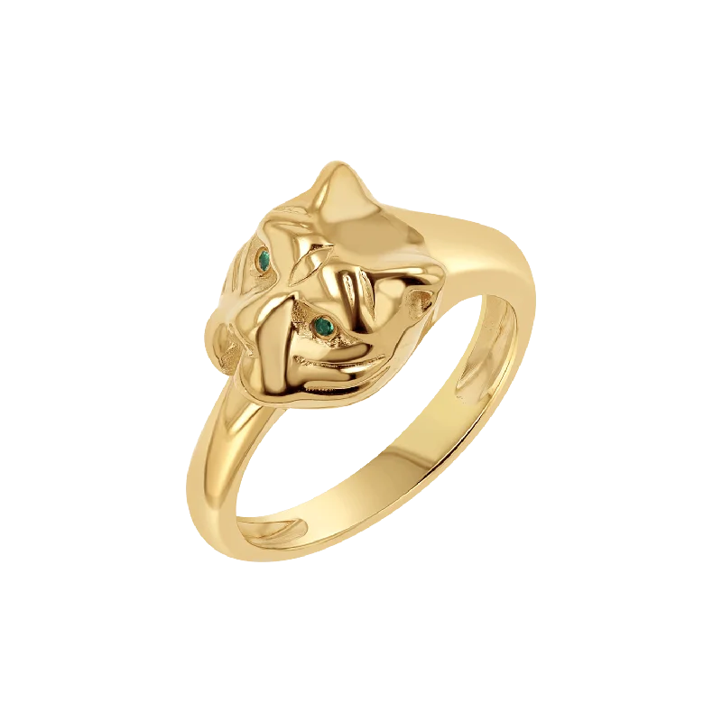 Birthstone Engagement Ring-Tiger Ring