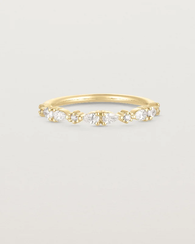 Men’s Gold Ring-Lena Ring | Diamonds