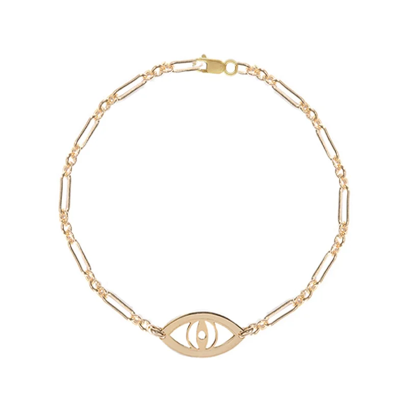 Classic Silver Bangle Bracelet-Eye Bracelet | Anklet