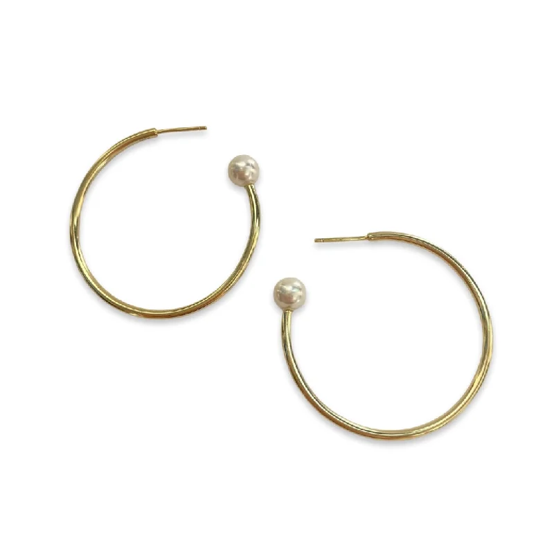 Multi-Colored Earrings-Pearlea Hoops