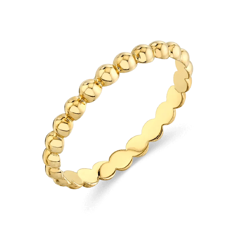 Classic Gold Wedding Ring-Domed Eternity Ring