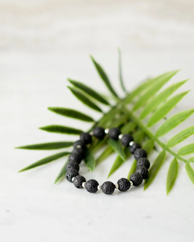 Designer Beaded Bracelet-Lava Bead Bracelet