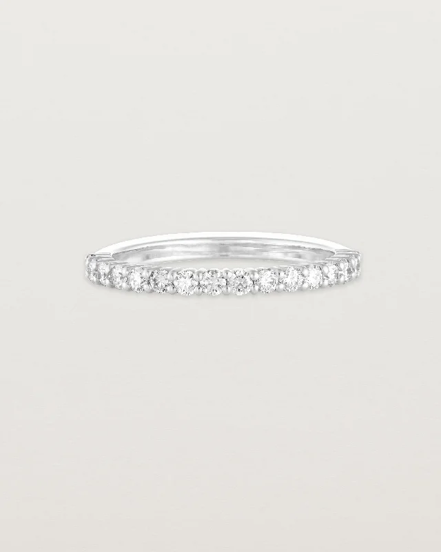 Unique Promise Band-Demi Grace Ring | White Diamonds