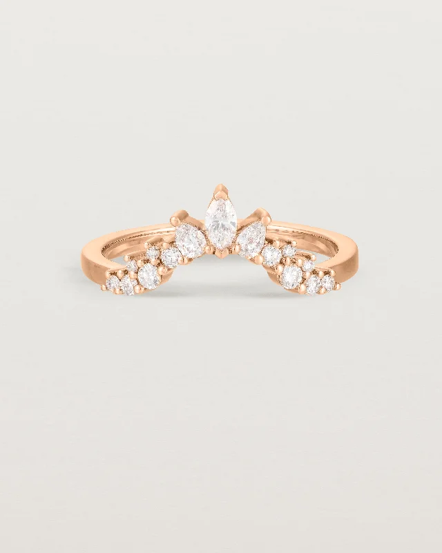 Oval Cut Engagement Ring-Thalia Crown Ring | Fit Ⅳ