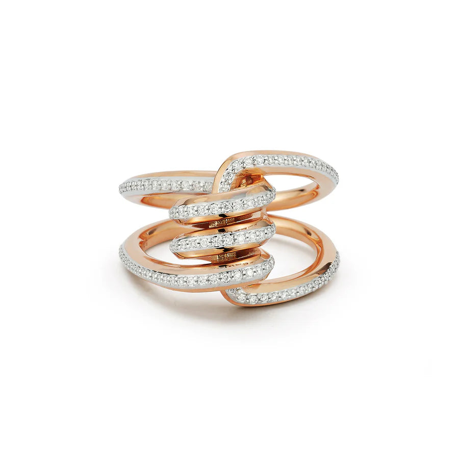 Designer Wedding Ring Set-Walters Faith 'HUXLEY' Coil Link Ring