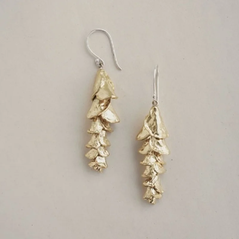 Clear Crystal Earrings-Pod Earrings