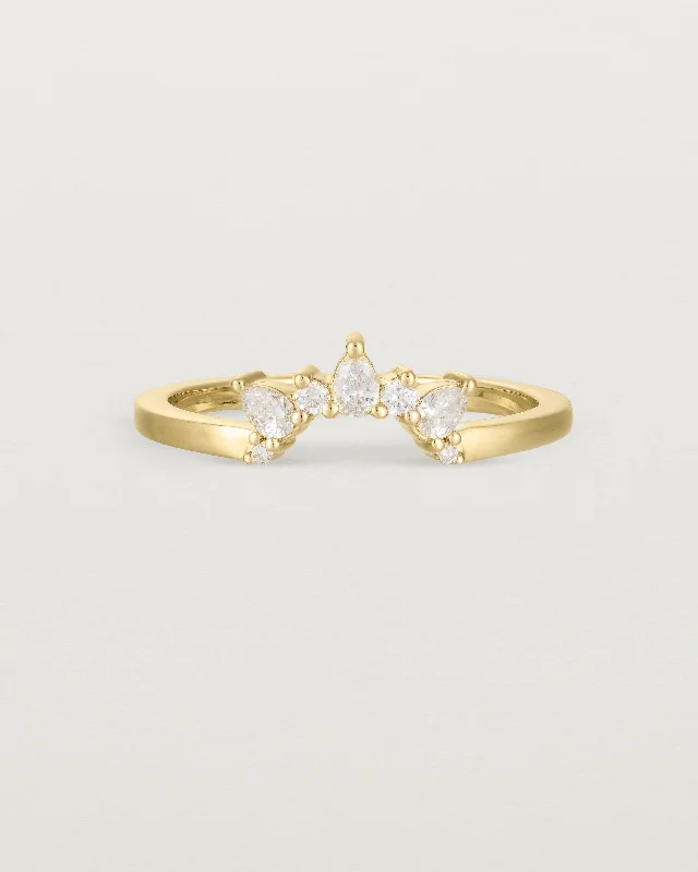 Custom Gemstone Ring-Odette Crown Ring | Fit Ⅰ