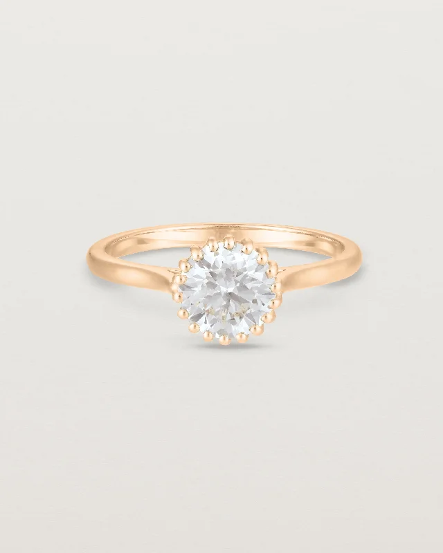 Wedding Band with Diamonds-Meroë Round Solitaire | Laboratory Grown Diamond