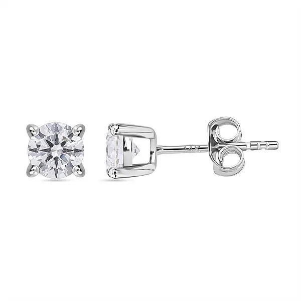 Multi-Layer Earrings-Platinum Radiance Lab Grown Diamond Earrings