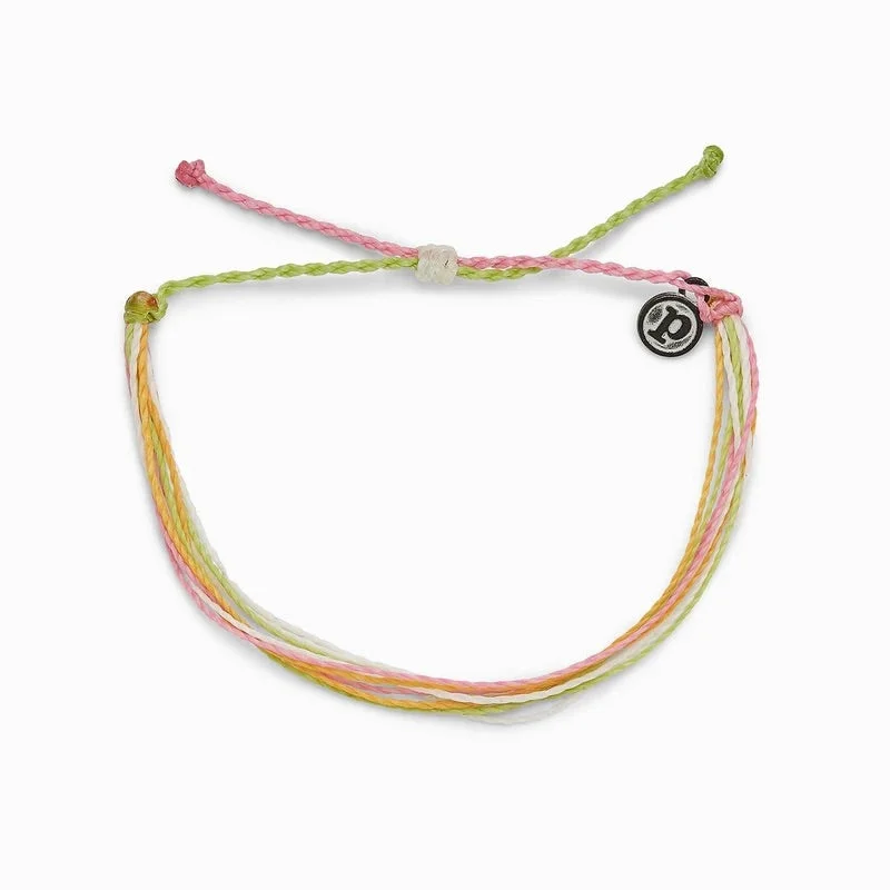 Adjustable Silver Chain Bracelet-PuraVida Bright Original Bracelet, Tutti Frutti