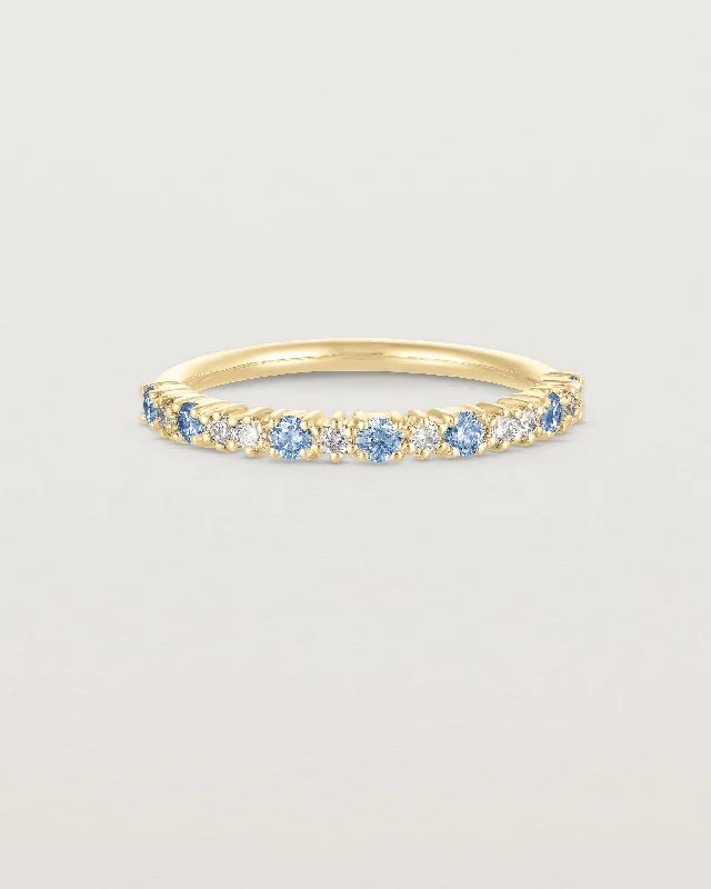 Elegant Silver Ring-Aurelia Ring | Ceylon Sapphires & Diamonds