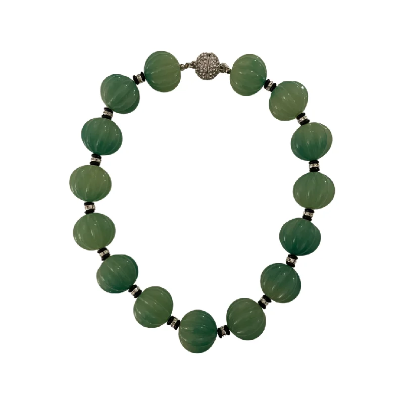 Simple Choker Necklace-Jade Station