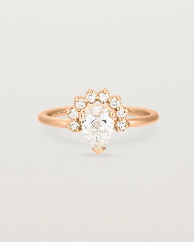 Personalized Diamond Ring-Rose Ring | Laboratory Grown Diamonds