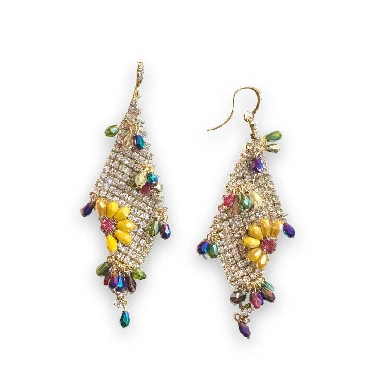 Chic Gemstone Earrings-Noellery Kite Sparkle Earrings