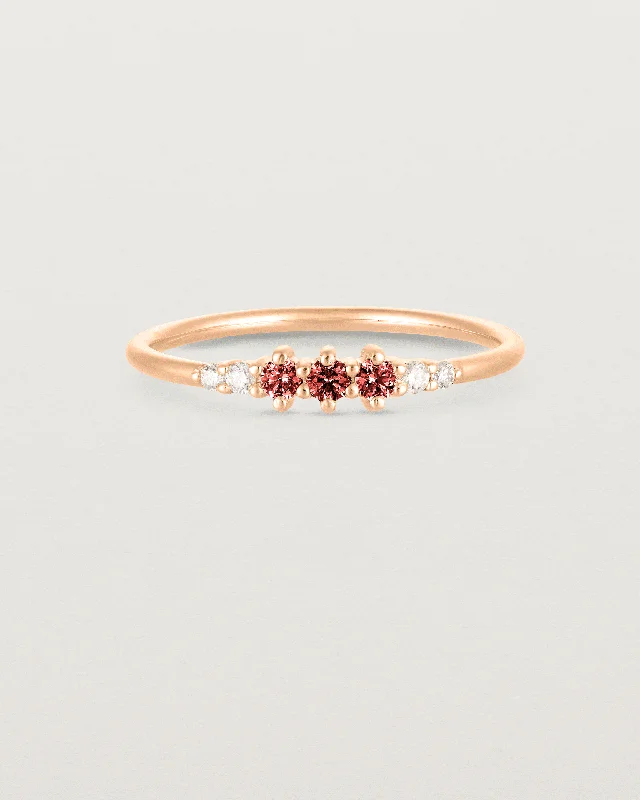 Custom Wedding Ring-Hattie Stacking Ring | Birthstone