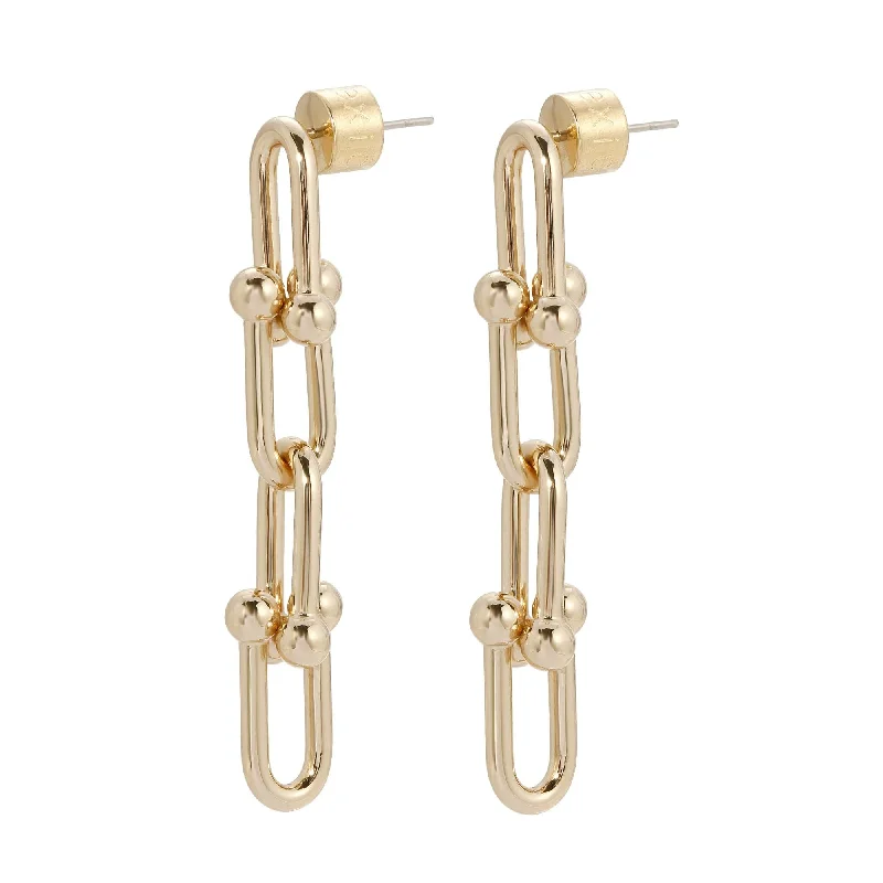 Elegant Drop Earrings-Margaux 4 Link Drop Earrings