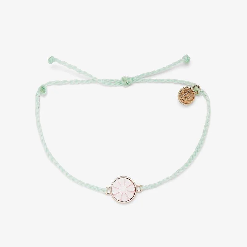 Custom Initial Bead Bracelet-PuraVida, Cameo Rose Gold Charm Bracelet, Winterfresh