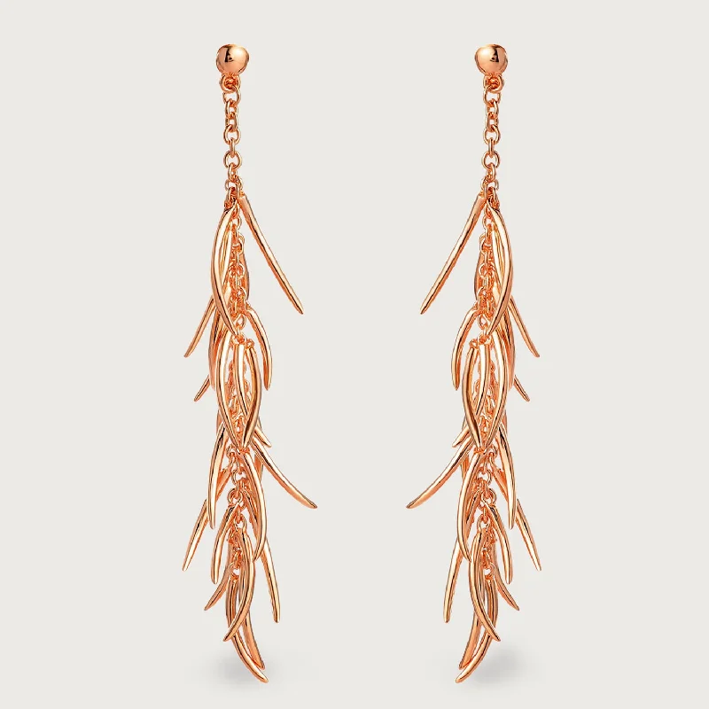 Fancy Drop Earrings-Molto Drop Earrings