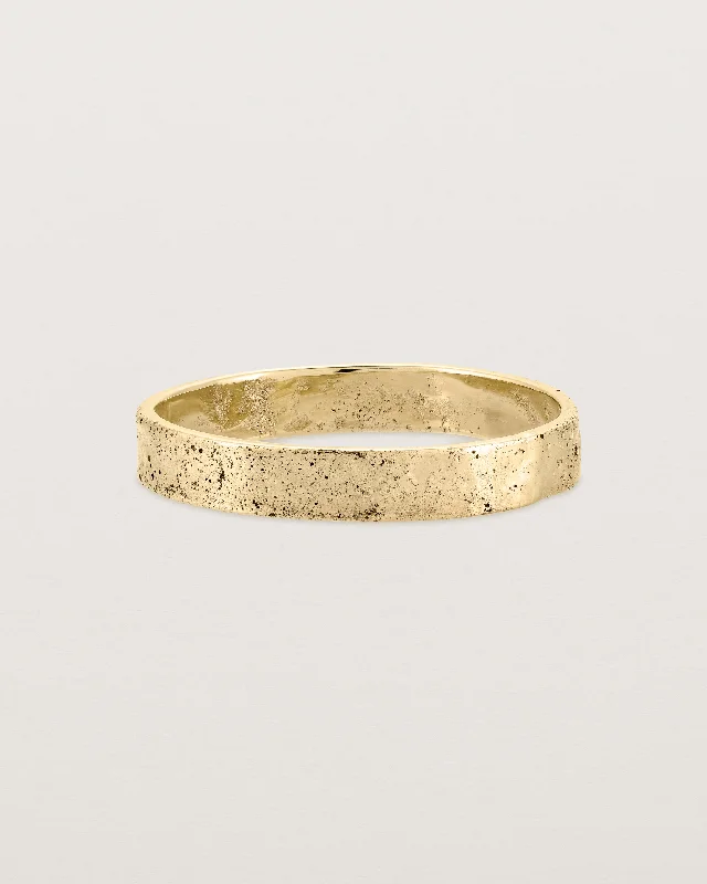 Large Gold Ring-Naum Stacking Ring | Fine