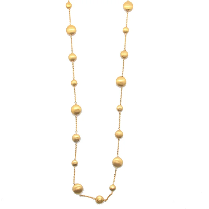 Opal Gemstone Necklace-Gold Disc