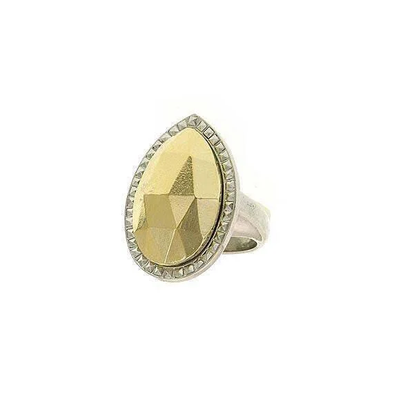 Men's Diamond Ring-1928 Jewelry Fusion Lux Teardrop Ring Size 8